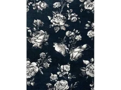 Tapijt Gnab 60642734 Bloemen , Rozekleuringe Blauw / Wit 140X200 Cm-RugsX Clearance