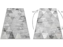 Tapijt Lira E1627 Drieho Geometrisch, Structureel, Modern, Glamour - G 200X290 Cm-RugsX Clearance