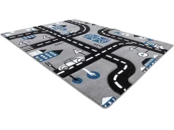 Tapijt Petit City Stad Straat Grijskleuring 200X290 Cm-RugsX Best