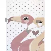Tapijt Petit Flamingos Flamingo'S Hartjes Creme 80X150 Cm-RugsX Discount