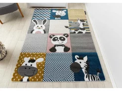 Tapijt Petit Zoo Dieren , Dierentuincreme / Grijskleuring 240X330 Cm-RugsX Outlet