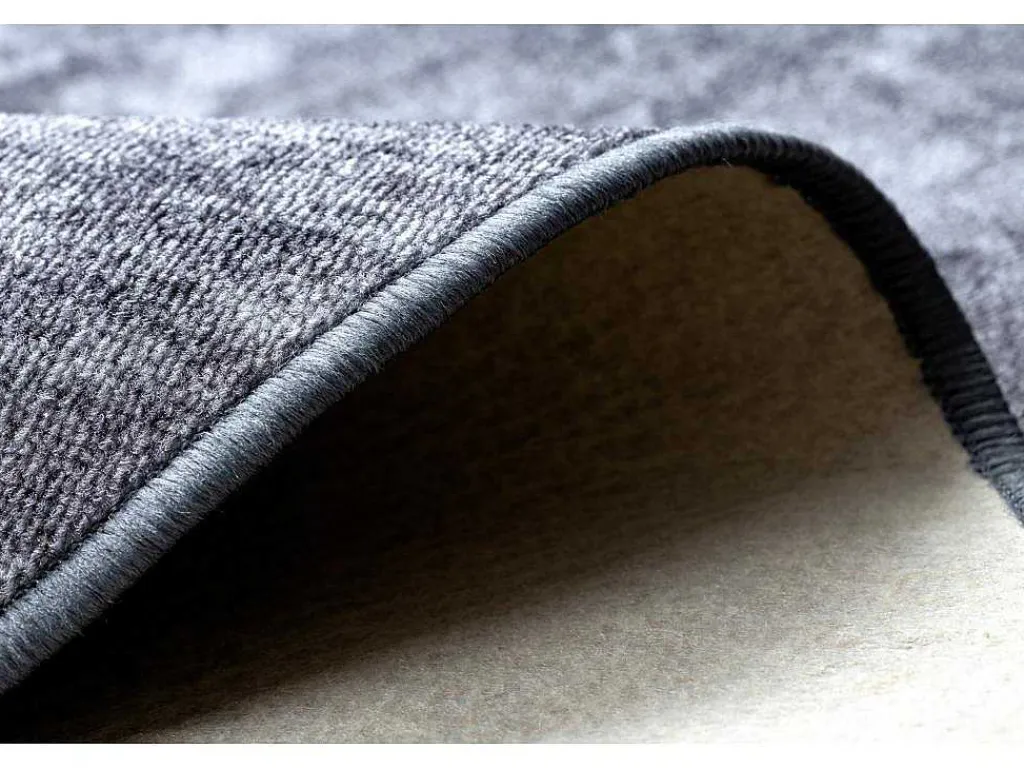Tapijt Rond Solid Grijskleuring 90 Beton Cercle 200 Cm-RugsX Best