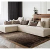 Tapijt Shaggy Flim 007-B3 Modern, Strips - Structureel, Bruin 80X150 Cm-RugsX Online