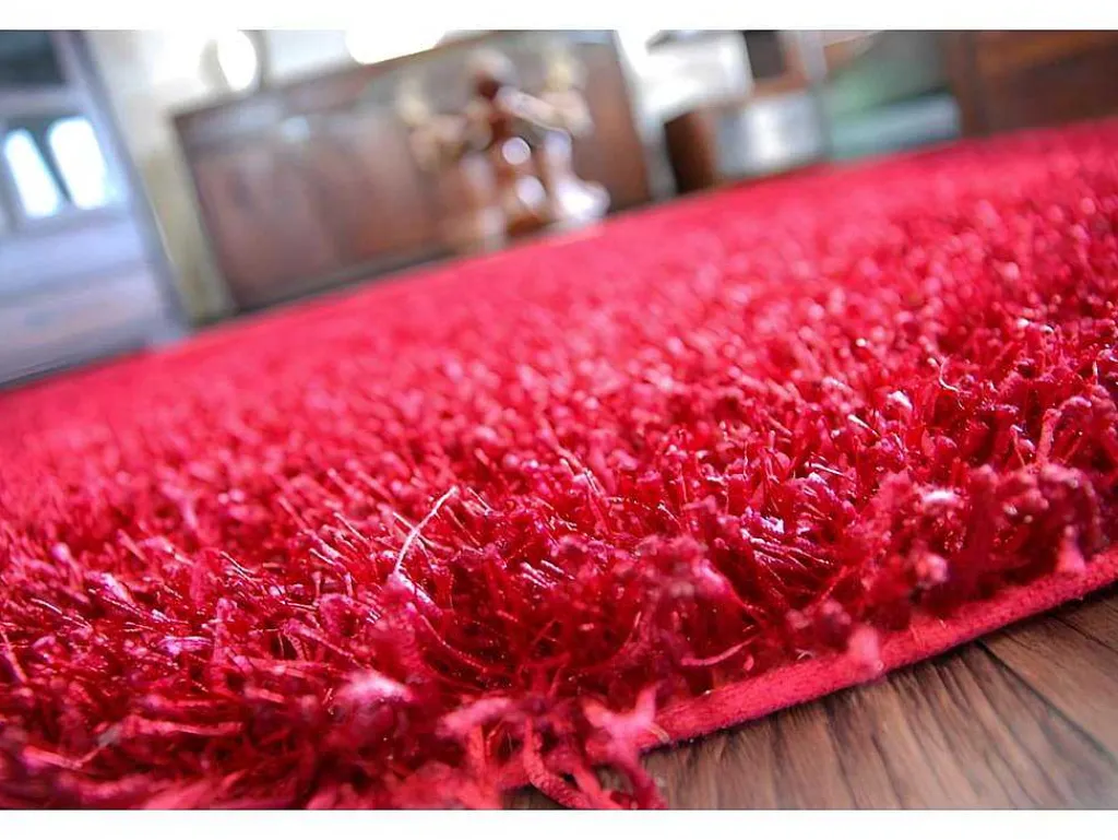 Tapijt Shaggy Lilou Rood 160X230 Cm-RugsX Clearance