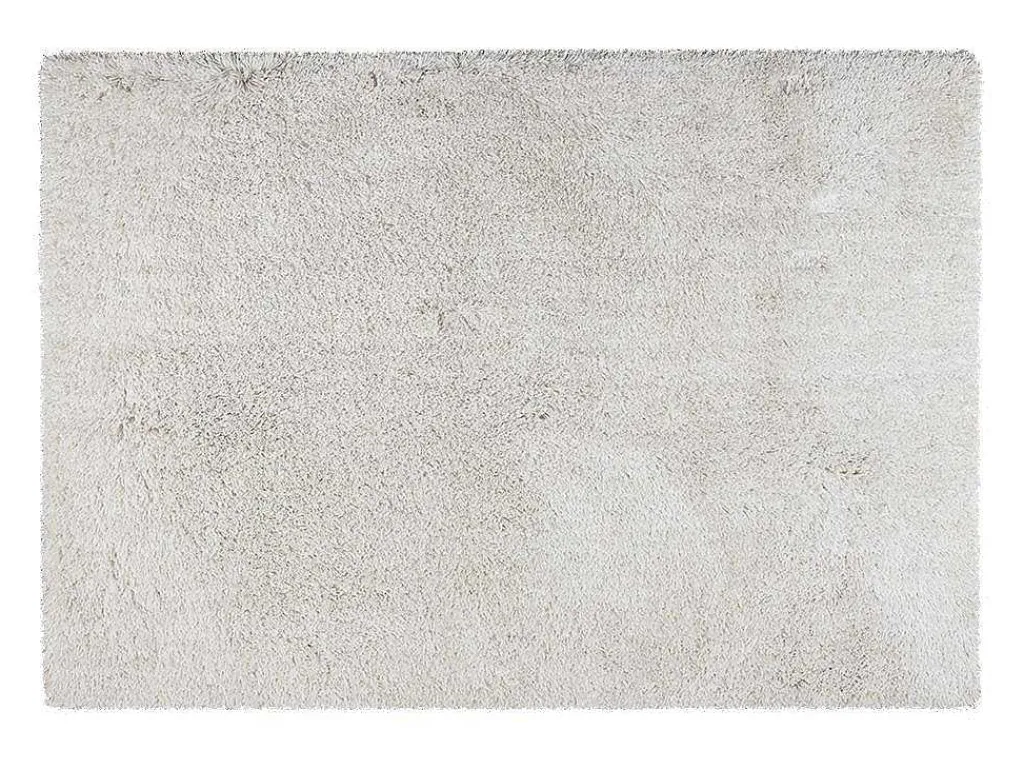 Tapijt Shaggy Van Microvezel Harvey - Polyester - Wit - 160 X 230 Cm-OZAIA Best