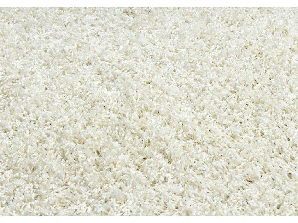 Tapijt Soffi Rond Shaggy 5Cm Creme Cercle 120 Cm-RugsX Clearance