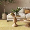 Tapijt Van Vinyl Met Bloemmotieven - 120 X 180 Cm - Geel En Wit - Capucina-OZAIA Best