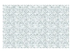 Tapijt Van Vinyl Met Cementtegeleffect - 120 X 180 Cm - Blauw En Wit - Princy-OZAIA Clearance