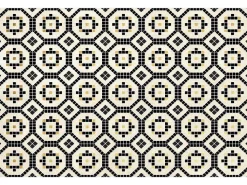 Tapijt Van Vinyl Met Mozaiekeffect - 120 X 180 - Zwart En Wit - Splita-OZAIA Hot