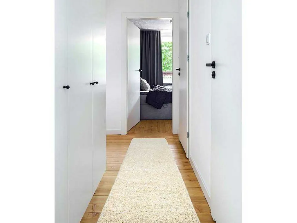 Tapijt, Vloerbekleding Soffi Shaggy 5Cm Creme - Voor Keuken, Naar De 70X250 Cm-RugsX Hot