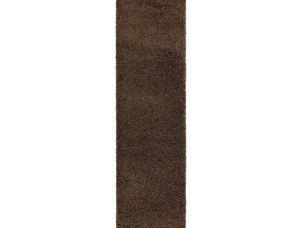 Tapijt, Vloerbekleding Soffi Shaggy 5Cm Bruin - Voor Keuken, Naar De G 70X300 Cm-RugsX Hot