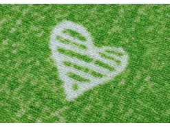 Tapijt Voor Kinderen Hearts Jeans Gewreven Harten, Kinderen - Groen 300X450 Cm-RugsX Sale