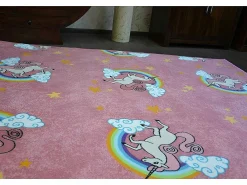Tapijt Voor Kinderen Unicorn Rozekleuring Eenhoorn 250X350 Cm-RugsX Clearance