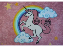 Tapijt Voor Kinderen Unicorn Rozekleuring Eenhoorn 250X350 Cm-RugsX Clearance