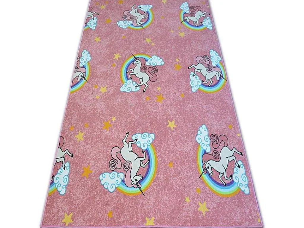 Tapijt Voor Kinderen Unicorn Rozekleuring Eenhoorn 250X350 Cm-RugsX Clearance