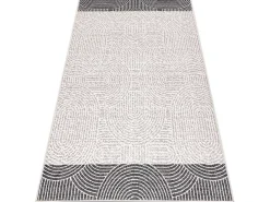Tapijt Wol Angel 7901 / 52022 Geometrisch Beige / Grijs 200X300 Cm-RugsX Hot