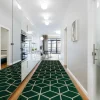 Tapijtloper Emerald Exclusief 1014 Glamour, Stijlvol Kubus Fles Groen 80X400 Cm-RugsX Sale