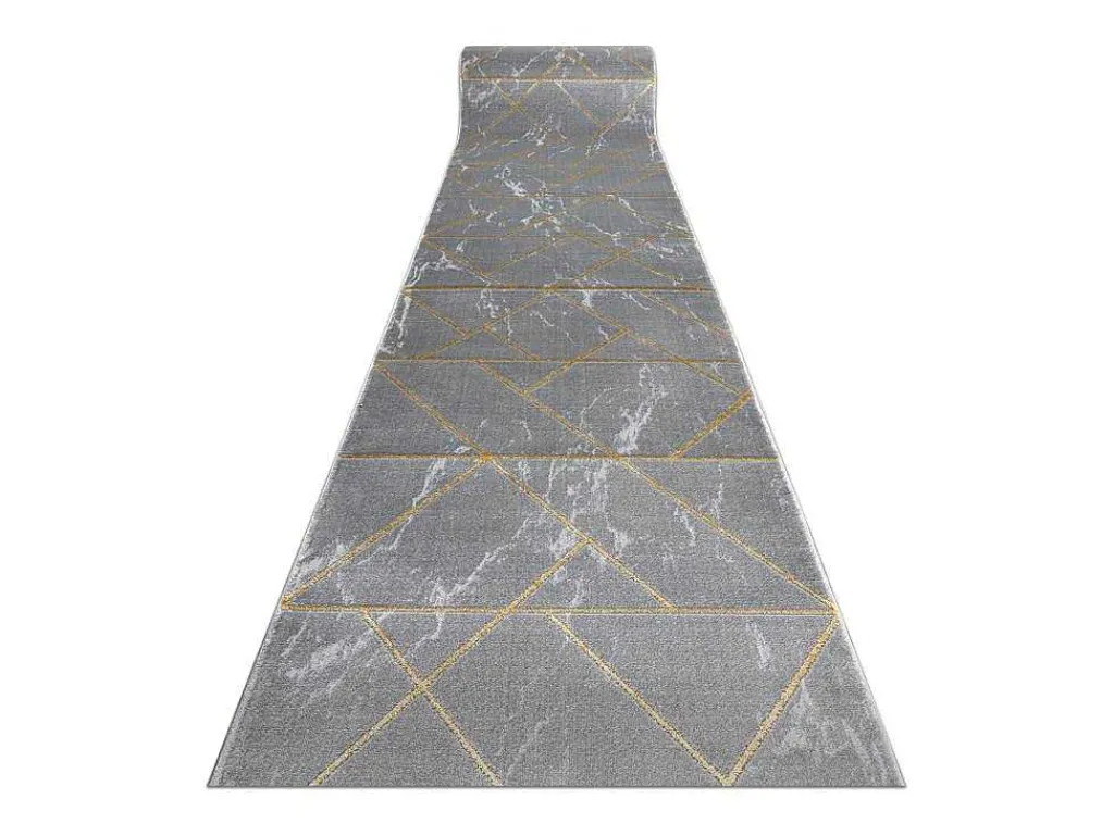 Tapijtloper Emerald Exclusief 1012 Glamour, Stijlvol Marmer, Geometris 80X140 Cm-RugsX