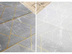 Tapijtloper Emerald Exclusief 1012 Glamour, Stijlvol Marmer, Geometris 80X140 Cm-RugsX