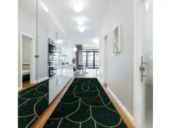 Tapijtloper Emerald Exclusief 1016 Glamour, Stijlvol Art Deco, Marmer 80X110 Cm-RugsX Online