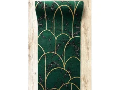 Tapijtloper Emerald Exclusief 1016 Glamour, Stijlvol Art Deco, Marmer 80X110 Cm-RugsX Online