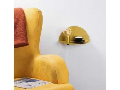 Taranto Wandlamp, Goud, 30 X 15 X 15 Cm,-EPIKASA