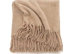 Tilly Plaid 170X130Cm Beige.-Venture Home Best