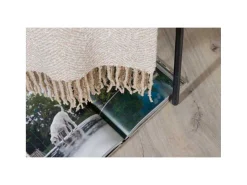 Toby Plaid 170X130Cm Beige, Wit.-Venture Home Online