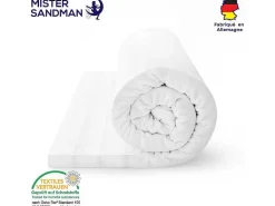 Topmatras 180X200 Cm Met Stevige Ondersteuning - Afneembare En Wasbare Hoes Voor Optimale Hygiene-MISTER SANDMAN Outlet