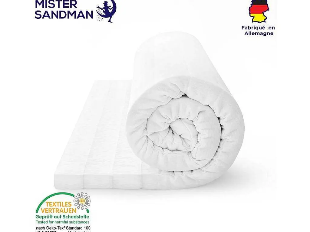 Topmatras 60X120 Cm Met Stevige Ondersteuning - Afneembare En Wasbare Hoes Voor Optimale Hygiene-MISTER SANDMAN Sale