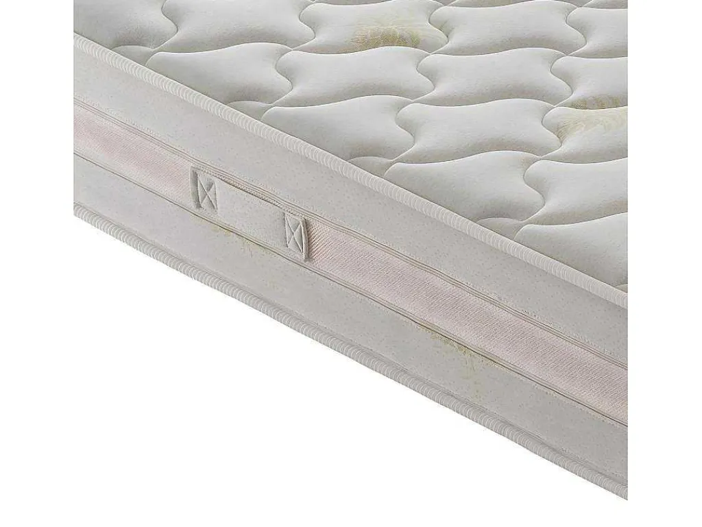 Traagschuimmatras - 9 Verschillende Zones - Hoogte 25 Cm - Afneembare Aloe-Hoes 90X190 Cm-I Love Sleep Online