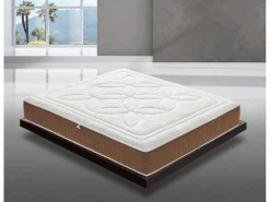 Traagschuimmatras Met 5 Cm Geheugen - Hoogte 25 Cm - Orthopedisch - Verwijderbaar 135 X 200 Cm-I Love Sleep New
