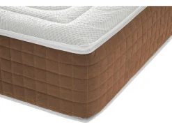 Traagschuimmatras Met 5 Cm Geheugen - Hoogte 25 Cm - Orthopedisch - Verwijderbaar 135 X 200 Cm-I Love Sleep New