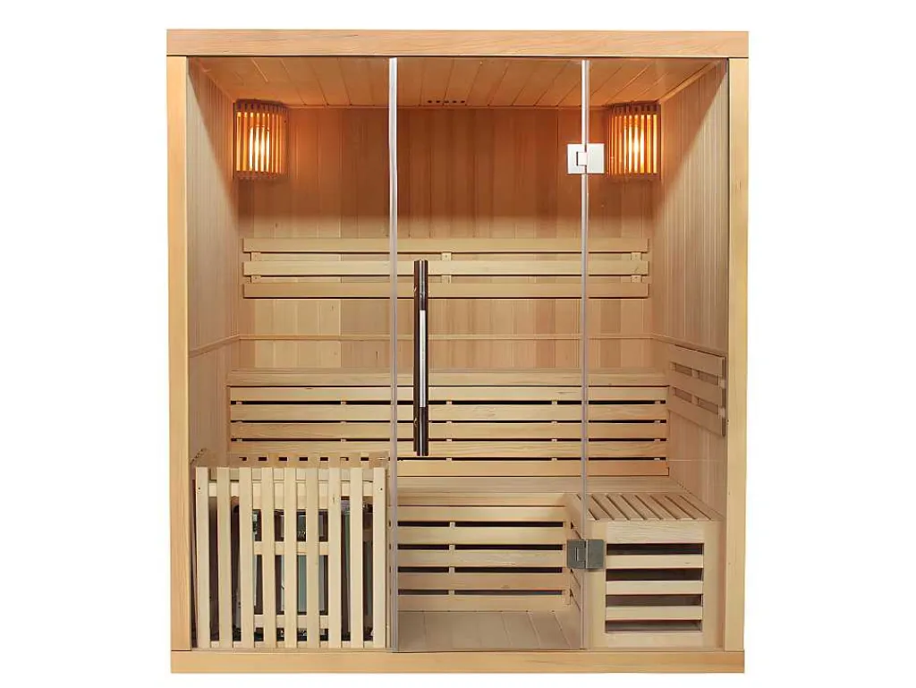 Traditionele Finse Sauna 4/5 Persoons Kolding - 180 X 160 X 200 Cm-VOGUE SAUNA