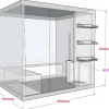 Traditionele Sauna 4/5 Persoons Van Faborg - 200 X 180 X 200 Cm-VOGUE SAUNA Online