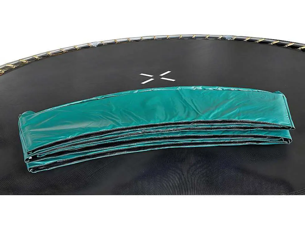 Trampoline Met Binnenbeschermingsnet, Ladder, Hoes En Verankeringsset - D.366 Cm - Wallaby-Vente-unique Best