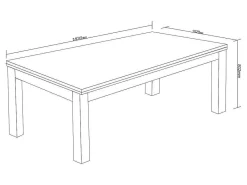 Transformeerbare Tafel Biljart & Pingpong - Licht Naturelkleurig - L182 X B102 X H80 Cm - Henk-Vente-unique Sale
