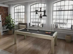 Transformeerbare Tafel Biljart & Pingpong - Licht Naturelkleurig - L182 X B102 X H80 Cm - Henk-Vente-unique Sale