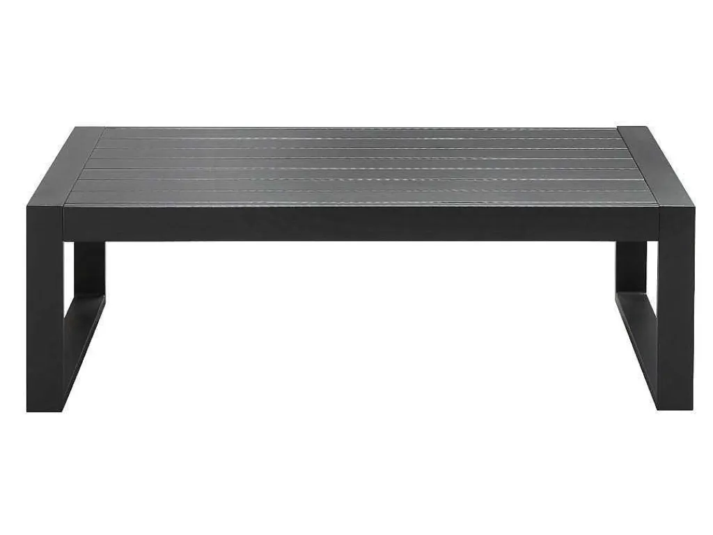 Tuin Salontafel Molokai Van Aluminium - Antraciet-MYLIA Clearance