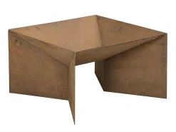 Tuin Vuurkorf In Cortenstaal - L. 50 X P. 50 X H. 30 Cm - Vierkant - Morogoro-Vente-unique Best