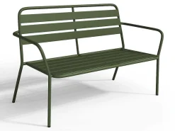 Tuinbankje Van Metaal - Kaki - Mirmande-MYLIA