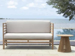 Tuinbijzettafel Van Teakhout D50 Cm - Licht Naturel - Triani-MYLIA Clearance