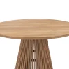 Tuineettafel Van Teakhout D120 Cm - Licht Naturel - Triani-MYLIA Sale