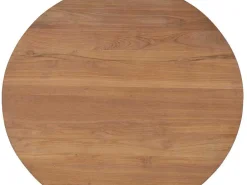 Tuineettafel Van Teakhout D120 Cm - Licht Naturel - Triani-MYLIA Sale