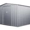 Tuinhuis Van 6,71 M In Grijs, Gegalvaniseerd Staal Linus-EXPERTLAND Discount