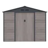 Tuinhuis Van Gegalvaniseerd Staal Met Grijs Houteffect 7,17 M - Adelmo-EXPERTLAND New