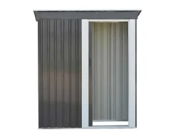 Tuinhuis Van Grijs Gegalvaniseerd Staal Biron - 1,1M-EXPERTLAND Discount