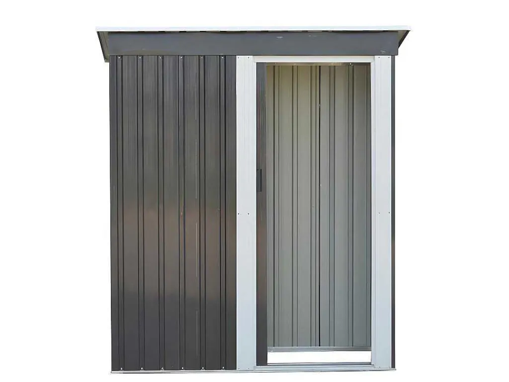 Tuinhuis Van Grijs Gegalvaniseerd Staal Biron - 1,1M-EXPERTLAND Discount