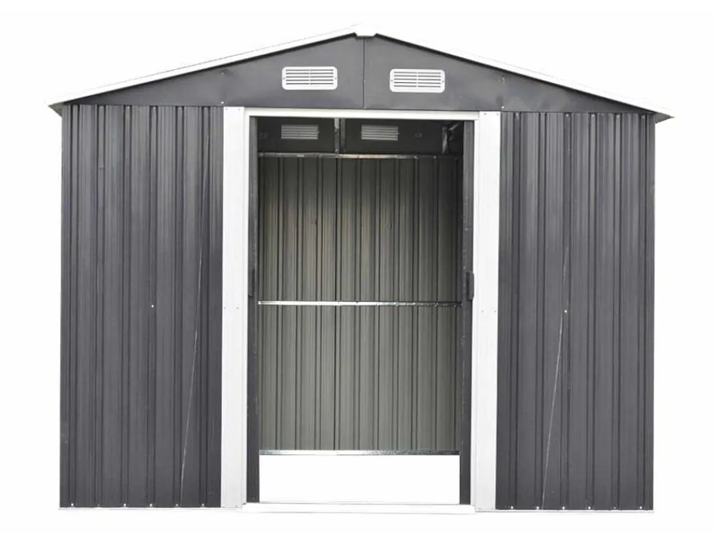 Tuinhuis Van Grijs Gegalvaniseerd Staal Manso - 6,6M-EXPERTLAND New