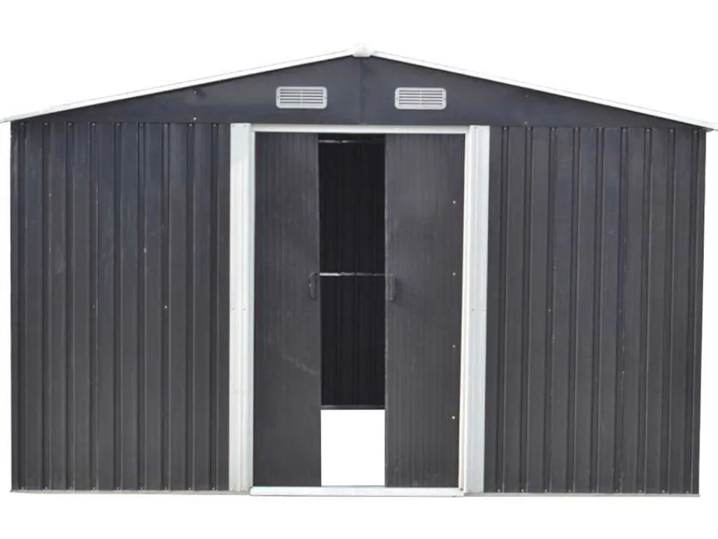 Tuinhuis Van Grijs Gegalvaniseerd Staal Manso - 12,5M-EXPERTLAND